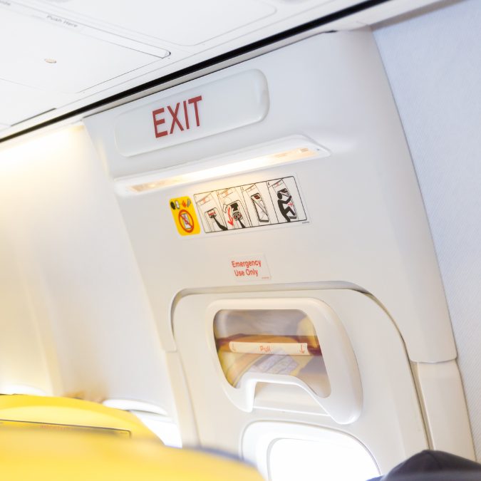 emergency exit row in plane how common are plane crashes