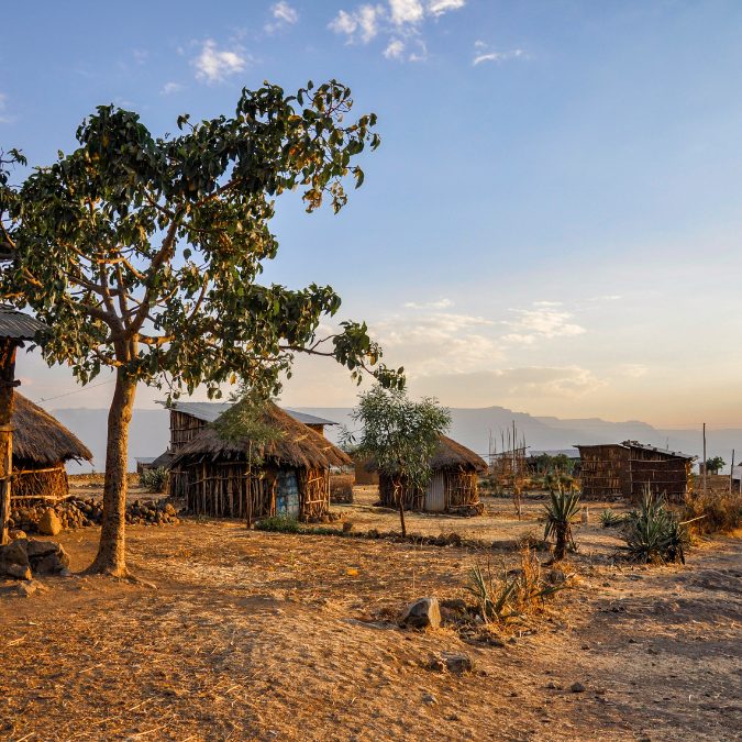 small wooden cabins in desert ethiopia buying real estate property in Ethiopia