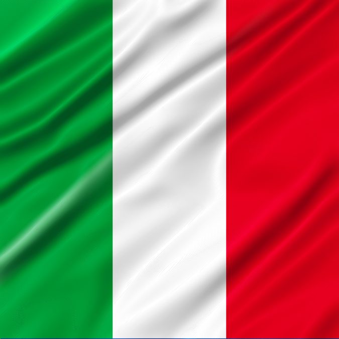 green white and red italian flag